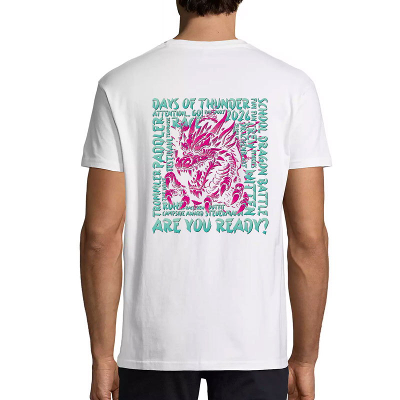 Days of Thunder 2026 Herren Cup-Shirt mit offiziellem Drachenboot-Eventprint