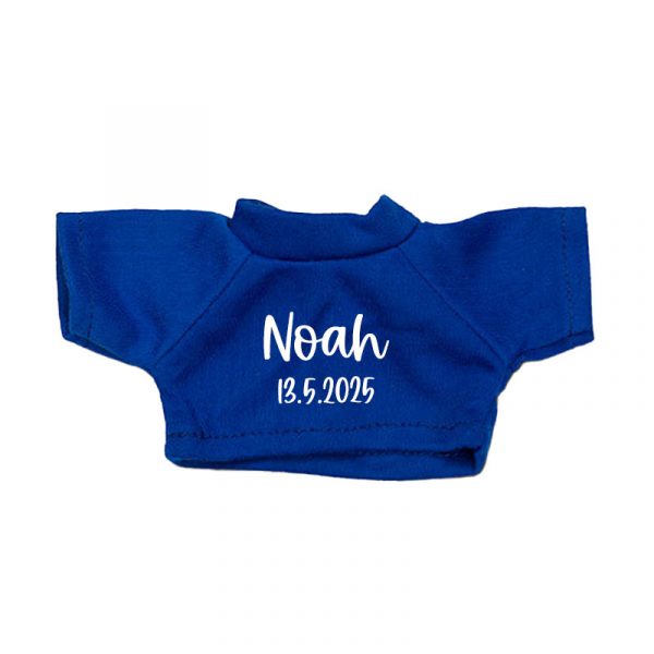 Plüschhase mit personalisiertem T-Shirt – Geschenk zur Geburt – Bild 4