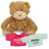Plüschhase mit personalisiertem T-Shirt – Geschenk zur Geburt