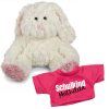 Plüschhund mit personalisiertem T-Shirt – Geschenk zur Einschulung