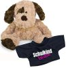 Plüschhund mit personalisiertem T-Shirt – Geschenk zur Einschulung