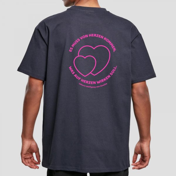 Heavy Oversized Shirt „Von Herzen“  Neon Edition – Goethe-Gymnasium Dortmund