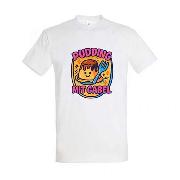 Pudding mit Gabel T-Shirt