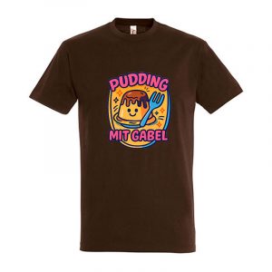 Pudding mit Gabel T-Shirt