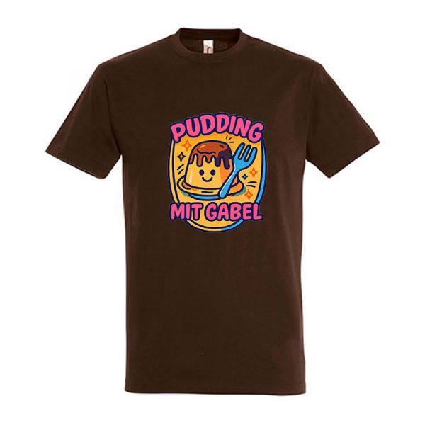 Pudding mit Gabel T-Shirt