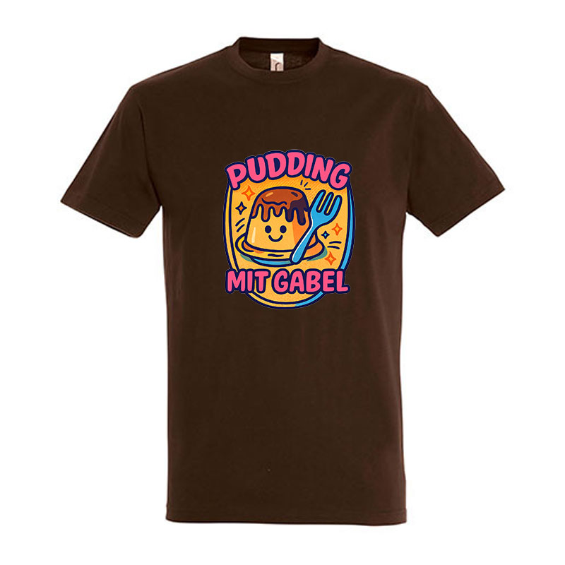 Pudding mit Gabel T-Shirt
