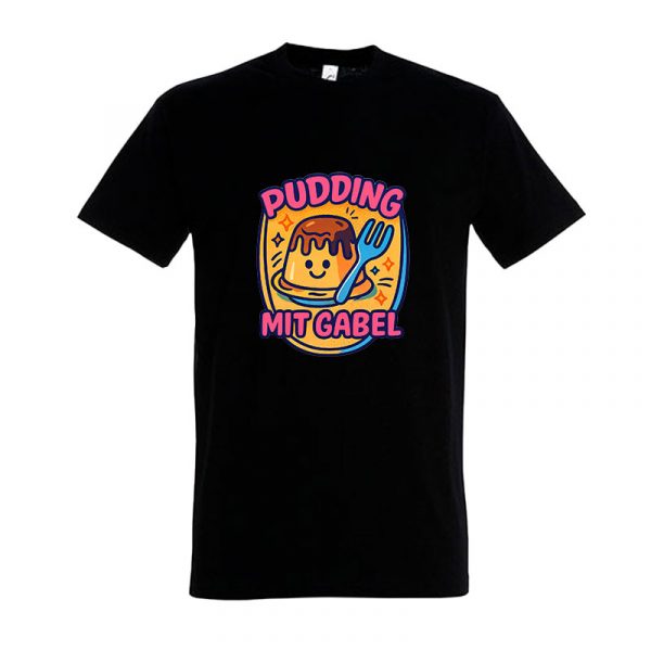 Pudding mit Gabel T-Shirt