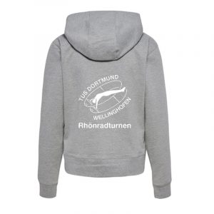 Offizieller Rhönrad Zip-Hoodie des TuS Dortmund-Wellinghofen von Hummel in Vereinsfarben
