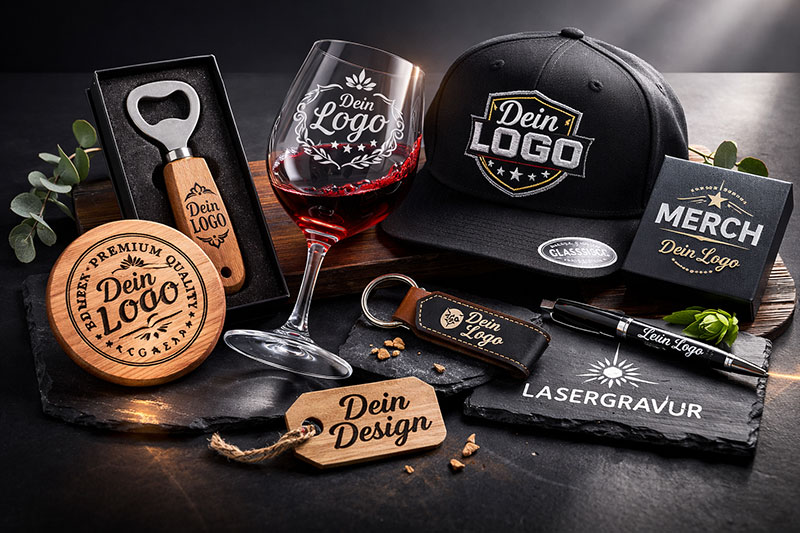 Personalisierte Geschenkartikel und Lasergravur