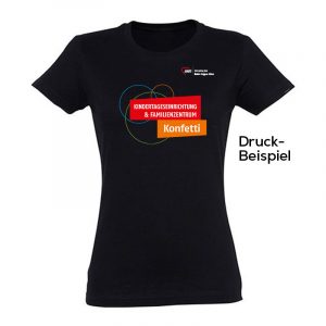 Basic Damen Shirt aus der AWO Ruhr-Lippe-Ems Kollektion mit liebevollem AWO Design