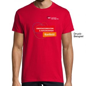 Herren Basic Shirt aus der AWO Ruhr-Lippe-Ems Kollektion mit liebevollem AWO Design