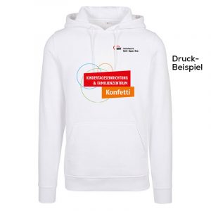 Heavy Hoodie aus der AWO Ruhr-Lippe-Ems Kollektion mit liebevollem AWO Design
