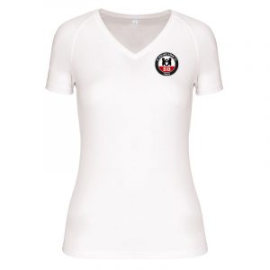 Damen Sportshirt der SV Berliner Bären mit Bärentatze hinten auf der Schulter