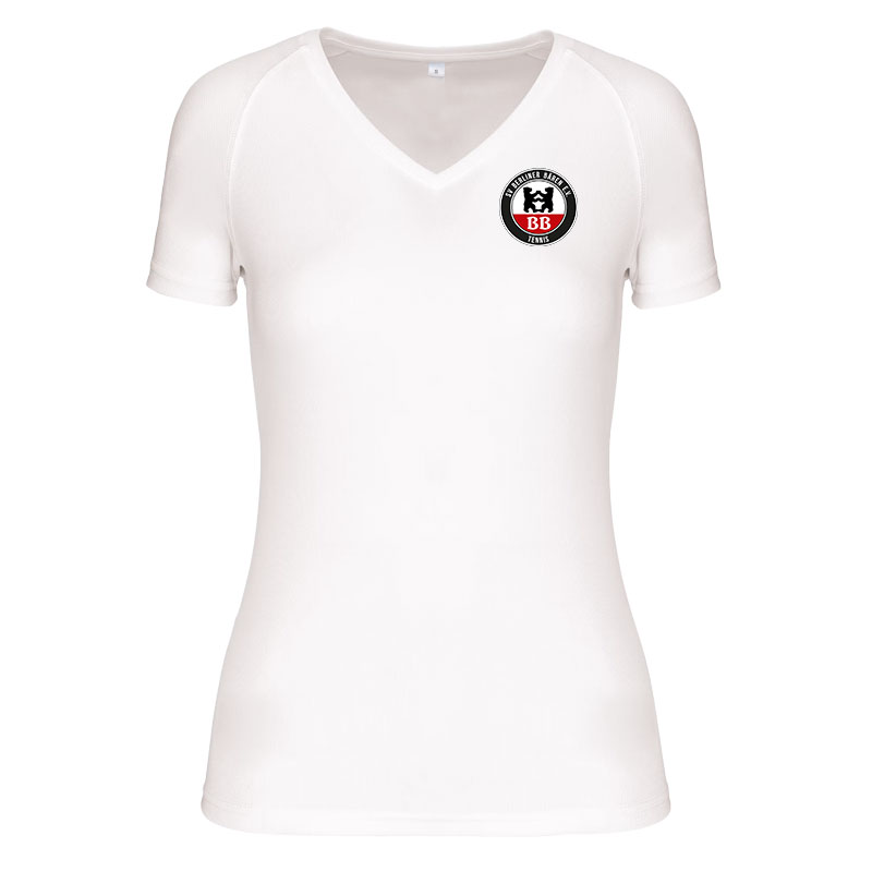 Damen Sportshirt der SV Berliner Bären mit Bärentatze hinten auf der Schulter