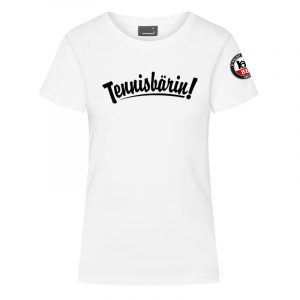 Damen-Shirt der SV Berliner Bären mit „Tennisbärin!“-Print