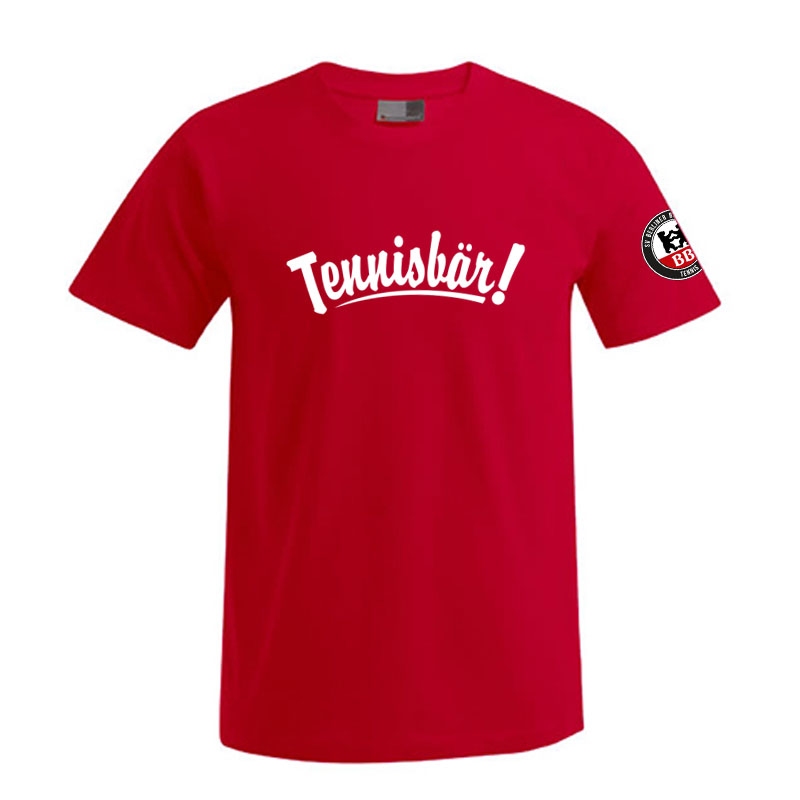 Premium Herren T-Shirt "Tennisbär" I SV Berliner Bären – Bild 2