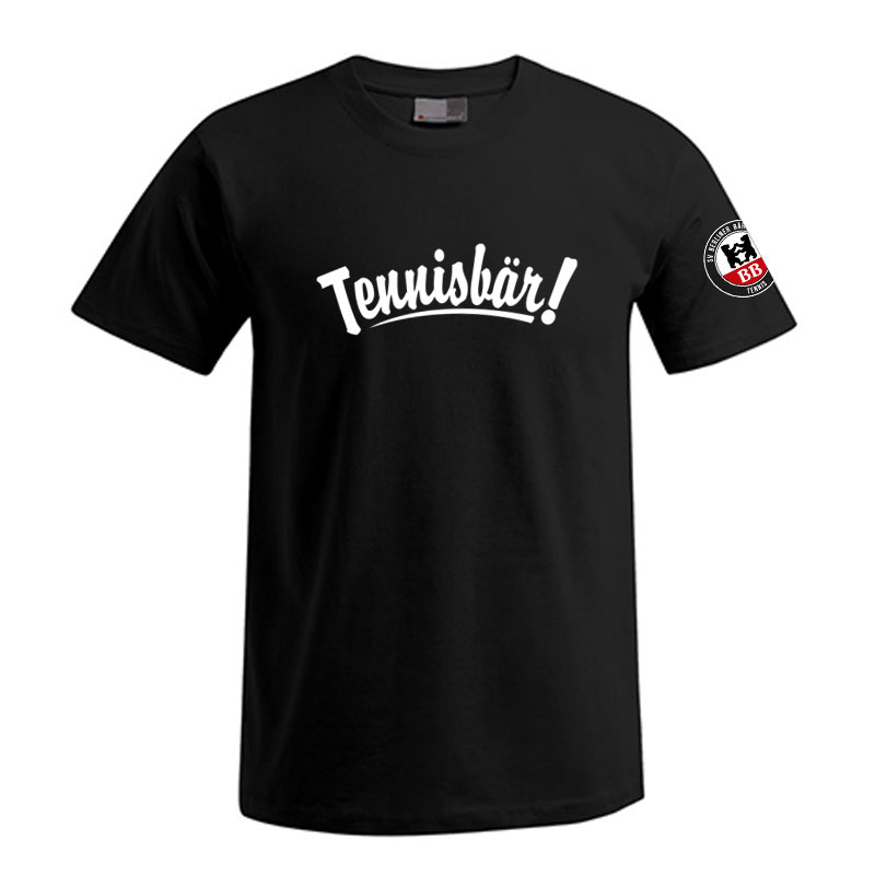 Premium Herren T-Shirt "Tennisbär" I SV Berliner Bären – Bild 3
