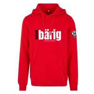 Heavy Hoodie der SV Berliner Bären mit Bärig-Aufdruck