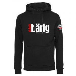Heavy Hoodie der SV Berliner Bären mit Bärig-Aufdruck