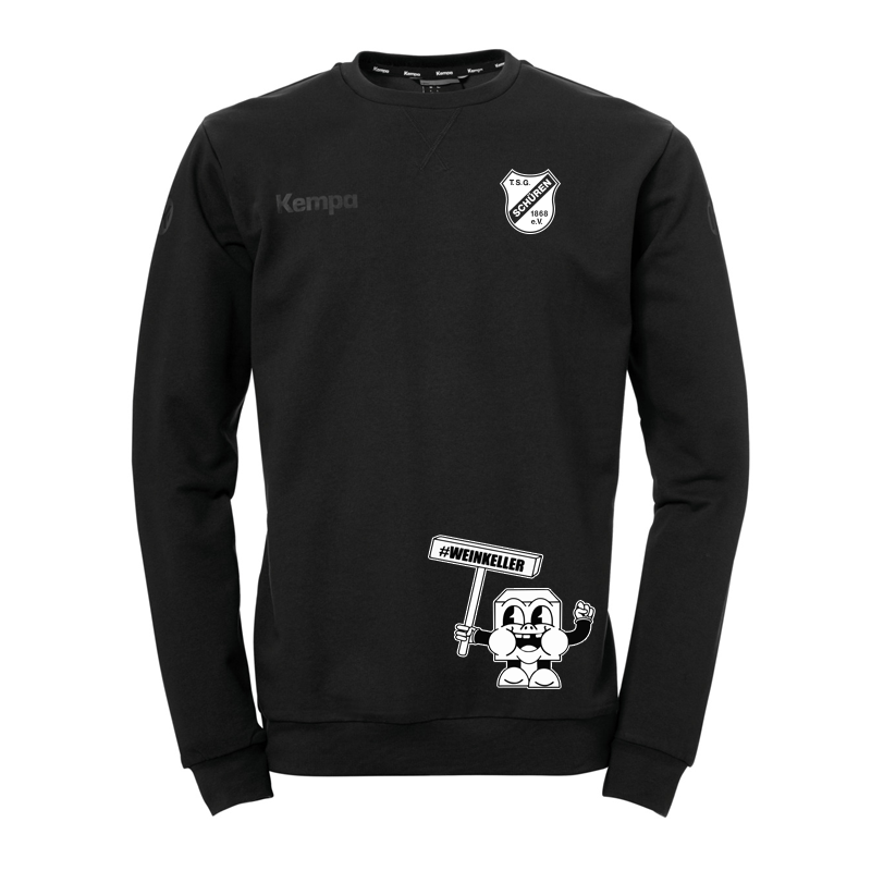 Schwarzes Kempa Training Top der TSG Schüren x Weinkeller Dortmund Edition