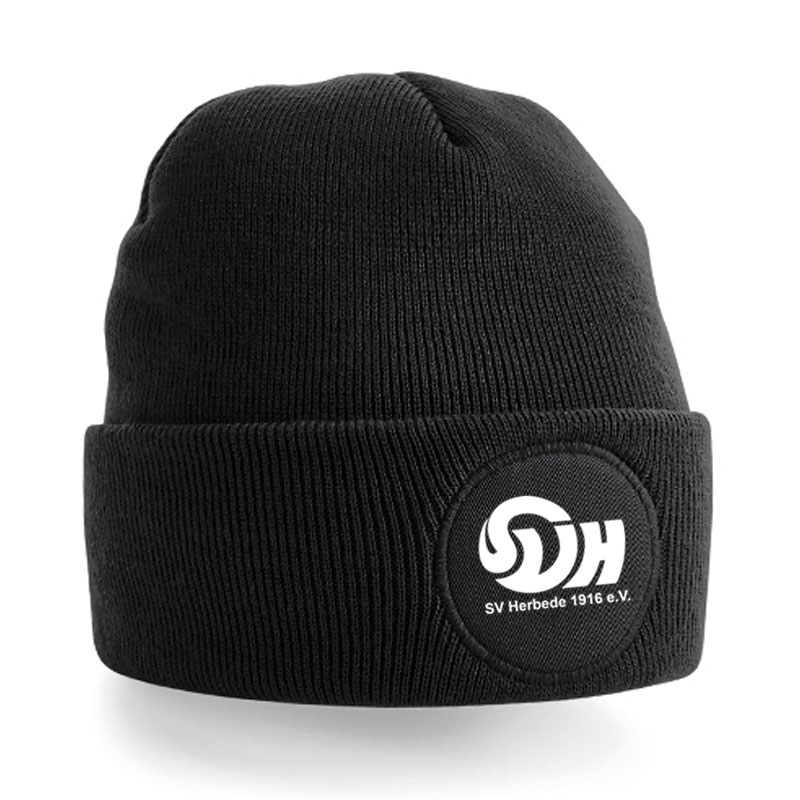 Circular Patch Beanie mit SV Herbede Vereinslogo