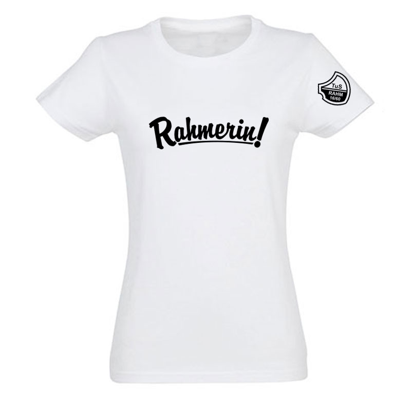 Damen T-Shirt mit Rahmerin Aufdruck aus dem TuS Rahm Vereinsshop