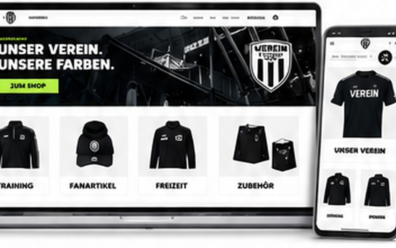 Individueller Online-Vereinsshop