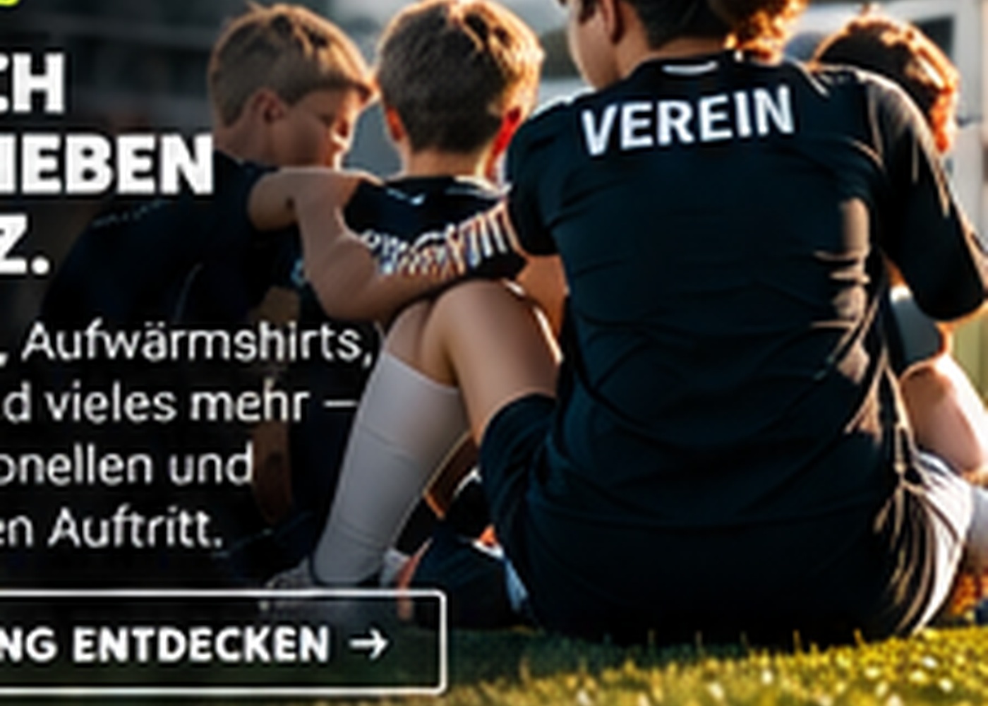 Vereinskleidung mit individuellem Druck